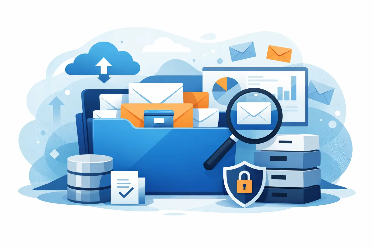 Arquivo de email para empresas: o que conta
