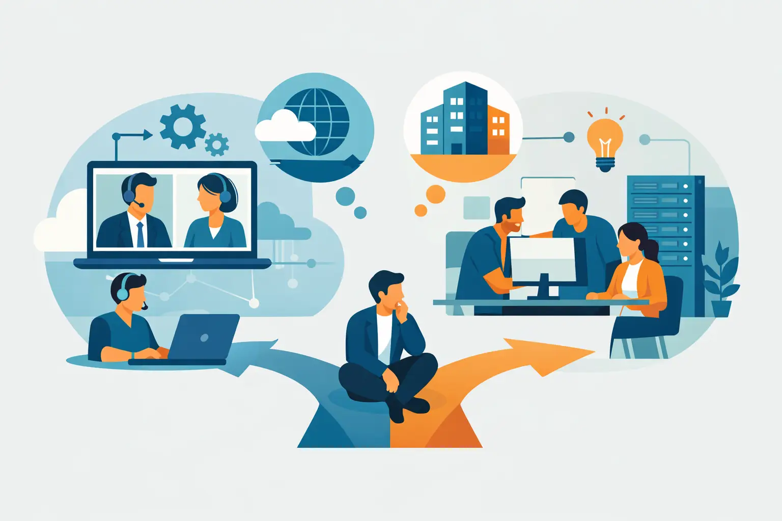 Outsourcing TI vs equipa interna: como decidir