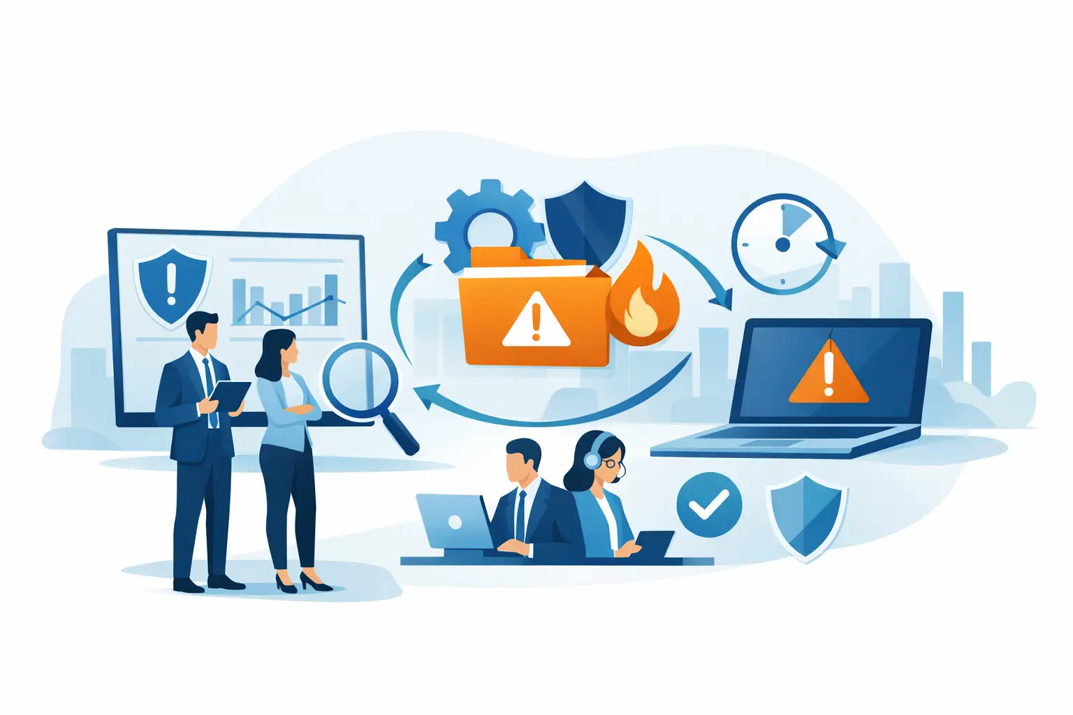 Resposta a incidentes empresariais eficaz