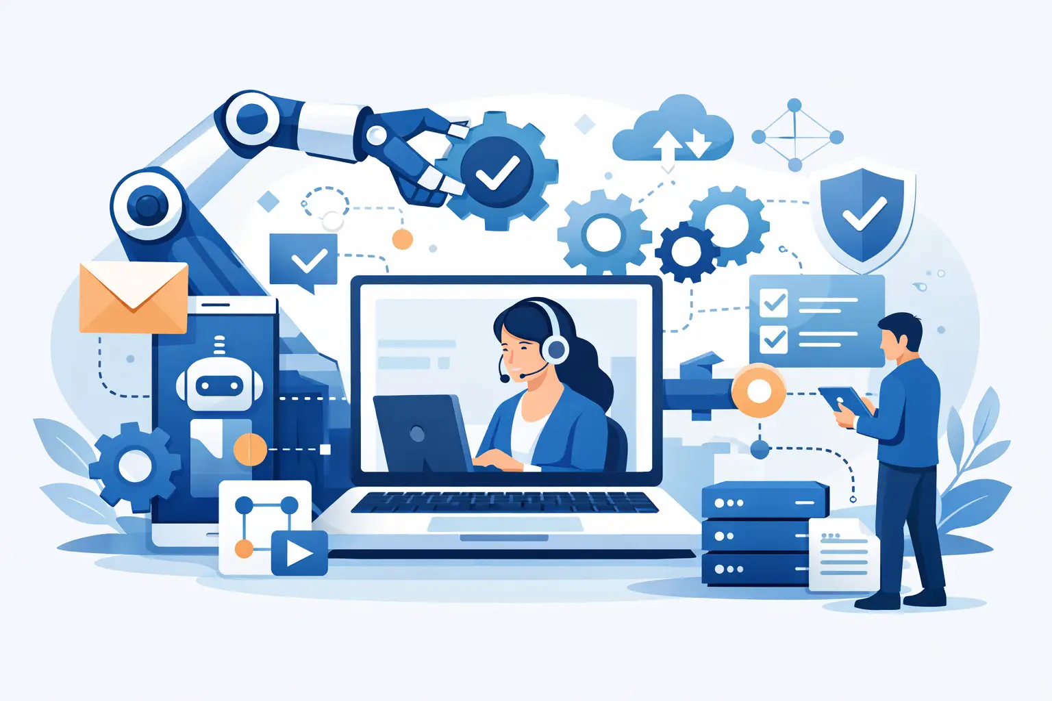 8 exemplos de automação no service desk TI